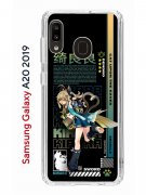 Чехол-накладка Samsung Galaxy A20 2019 Kruche Print Кирара Геншин