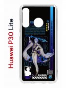 Чехол-накладка Huawei P30 Lite (585137) Kruche PRINT Аято Геншин