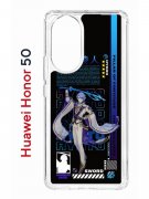 Чехол-накладка Huawei Honor 50 (610635) Kruche PRINT Аято Геншин