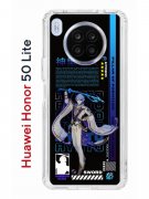 Чехол-накладка Huawei Honor 50 Lite (610636) Kruche PRINT Аято Геншин