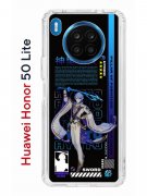 Чехол-накладка Huawei Honor 50 Lite (610636) Kruche PRINT Аято Геншин