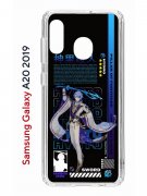 Чехол-накладка Samsung Galaxy A20 2019 (580663) Kruche PRINT Аято Геншин