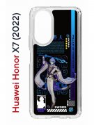 Чехол-накладка Huawei Honor X7 (2022) (638390) Kruche PRINT Аято Геншин