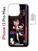 Чехол-накладка Apple iPhone 13 Pro Max (610637) Kruche PRINT Диона Геншин