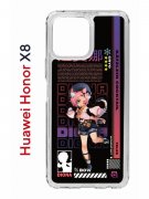 Чехол-накладка Huawei Honor X8 (638517) Kruche PRINT Диона Геншин