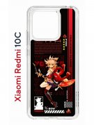 Чехол-накладка Xiaomi Redmi 10C Kruche Print Ёимия Геншин