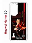Чехол-накладка Huawei Honor 50 (610635) Kruche PRINT Ёимия Геншин