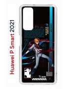 Чехол-накладка Huawei P Smart 2021 Kruche PrintТарталья Геншин