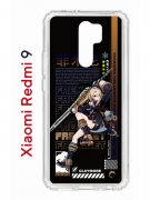 Чехол-накладка Xiaomi Redmi 9 Kruche Print Фремине Геншин