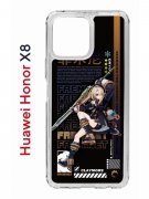 Чехол-накладка Huawei Honor X8 (638517) Kruche PRINT Фремине Геншин