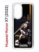 Чехол-накладка Huawei Honor X7 (2022) (638390) Kruche PRINT Фремине Геншин