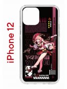 Чехол-накладка Apple iPhone 12  (588925) Kruche PRINT Янь Фэй Геншин