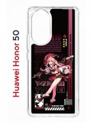 Чехол-накладка Huawei Honor 50 (610635) Kruche PRINT Янь Фэй Геншин