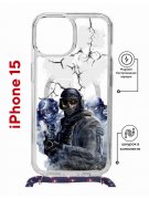 Чехол-накладка Apple iPhone 15 (641581) Kruche PRINT Call of Duty