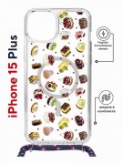 Чехол-накладка Apple iPhone 15 Plus (641579) Kruche PRINT Cake