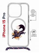Чехол-накладка Apple iPhone 15 Pro (641582) Kruche PRINT Fox