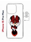 Чехол-накладка Apple iPhone 15 Pro Max (641585) Kruche PRINT Минни