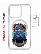 Чехол-накладка Apple iPhone 15 Pro Max (641585) Kruche PRINT Джокер