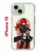Чехол-накладка Apple iPhone 15 (641578) Kruche PRINT Дилюк Геншин