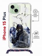 Чехол-накладка Apple iPhone 15 Plus (641579) Kruche PRINT Call of Duty