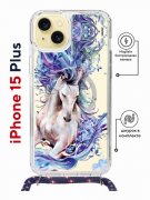 Чехол-накладка Apple iPhone 15 Plus (641579) Kruche PRINT Грация