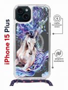 Чехол-накладка Apple iPhone 15 Plus (641579) Kruche PRINT Грация