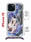 Чехол-накладка Apple iPhone 15 (641581) Kruche PRINT Грация