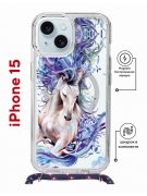 Чехол-накладка Apple iPhone 15 (641581) Kruche PRINT Грация