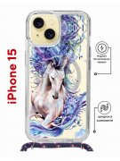 Чехол-накладка Apple iPhone 15 (641581) Kruche PRINT Грация