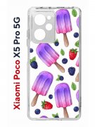 Чехол-накладка Xiaomi Poco X5 Pro 5G (641594) Kruche PRINT Ice Cream