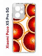 Чехол-накладка Xiaomi Poco X5 Pro 5G Kruche Print Апельсины
