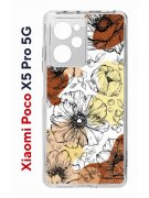 Чехол-накладка Xiaomi Poco X5 Pro 5G (641594) Kruche PRINT Ягоды и Цветы