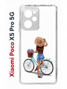 Чехол-накладка Xiaomi Poco X5 Pro 5G (641594) Kruche PRINT Велосипедная прогулка