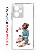 Чехол-накладка Xiaomi Poco X5 Pro 5G (641594) Kruche PRINT Рисуя любовь