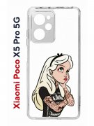 Чехол-накладка Xiaomi Poco X5 Pro 5G (641594) Kruche PRINT Tattoo Girl