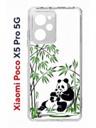 Чехол-накладка Xiaomi Poco X5 Pro 5G (641594) Kruche PRINT Панды