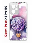 Чехол-накладка Xiaomi Poco X5 Pro 5G (641594) Kruche PRINT Цветочный шар