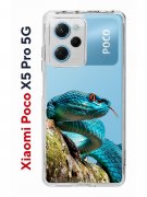Чехол-накладка Xiaomi Poco X5 Pro 5G (641594) Kruche PRINT Змея