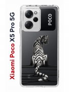 Чехол-накладка Xiaomi Poco X5 Pro 5G (641594) Kruche PRINT Tiger