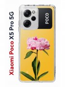 Чехол-накладка Xiaomi Poco X5 Pro 5G (641594) Kruche PRINT Пион