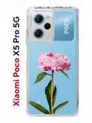 Чехол-накладка Xiaomi Poco X5 Pro 5G (641594) Kruche PRINT Пион