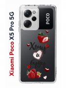 Чехол-накладка Xiaomi Poco X5 Pro 5G (641594) Kruche PRINT Ягодный микс