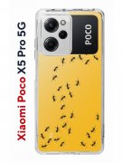 Чехол-накладка Xiaomi Poco X5 Pro 5G (641594) Kruche PRINT Муравьи