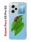 Чехол-накладка Xiaomi Poco X5 Pro 5G (641594) Kruche PRINT Ladybug