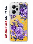 Чехол-накладка Xiaomi Poco X5 Pro 5G (641594) Kruche PRINT Roses