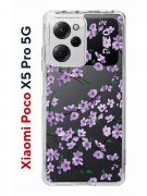 Чехол-накладка Xiaomi Poco X5 Pro 5G (641594) Kruche PRINT Сакура