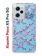 Чехол-накладка Xiaomi Poco X5 Pro 5G (641594) Kruche PRINT Сакура
