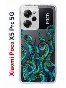 Чехол-накладка Xiaomi Poco X5 Pro 5G (641594) Kruche PRINT Щупальца