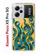 Чехол-накладка Xiaomi Poco X5 Pro 5G (641594) Kruche PRINT Щупальца