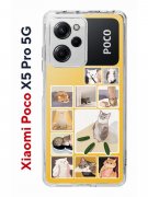 Чехол-накладка Xiaomi Poco X5 Pro 5G (641594) Kruche PRINT Коты-Мемы